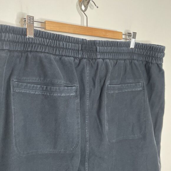 Athleta Farallon Bermuda Shorts Faded Black Womens 24 Cotton Knit Drawstring - Picture 8 of 9